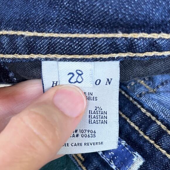 Hudson Women's Low Rise Boot Cut Jeans Size 28 - Picture 10 of 13